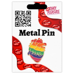 Kinky Pleasure - KPB036 - Badge / Pin - Real Heart With Love