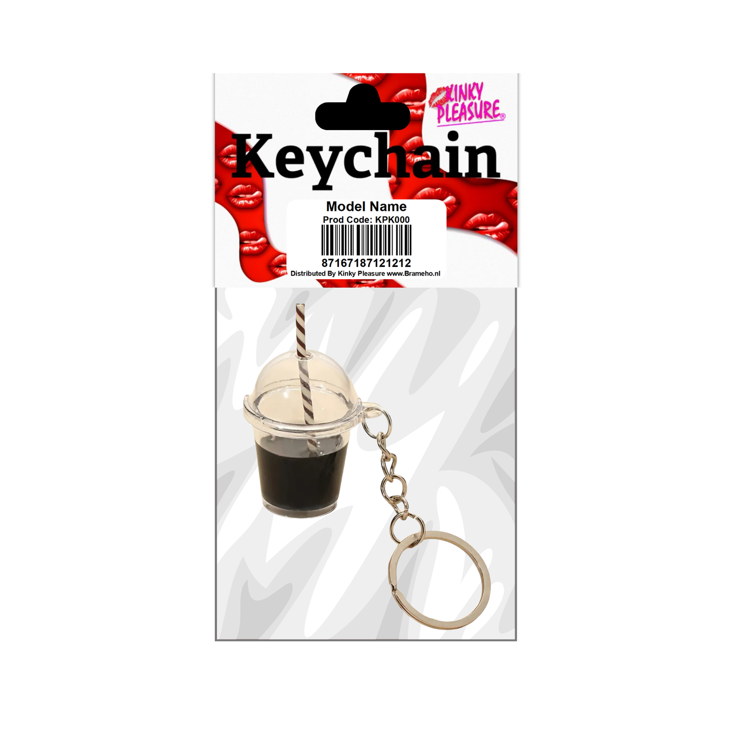 Kinky Pleasure - KPK041 - Keychain - Coffee Cup - Black