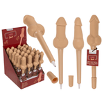 Kinky Pleasure - OB160 - Penis Pen Counter Display – 18cm Novelty Ballpoints