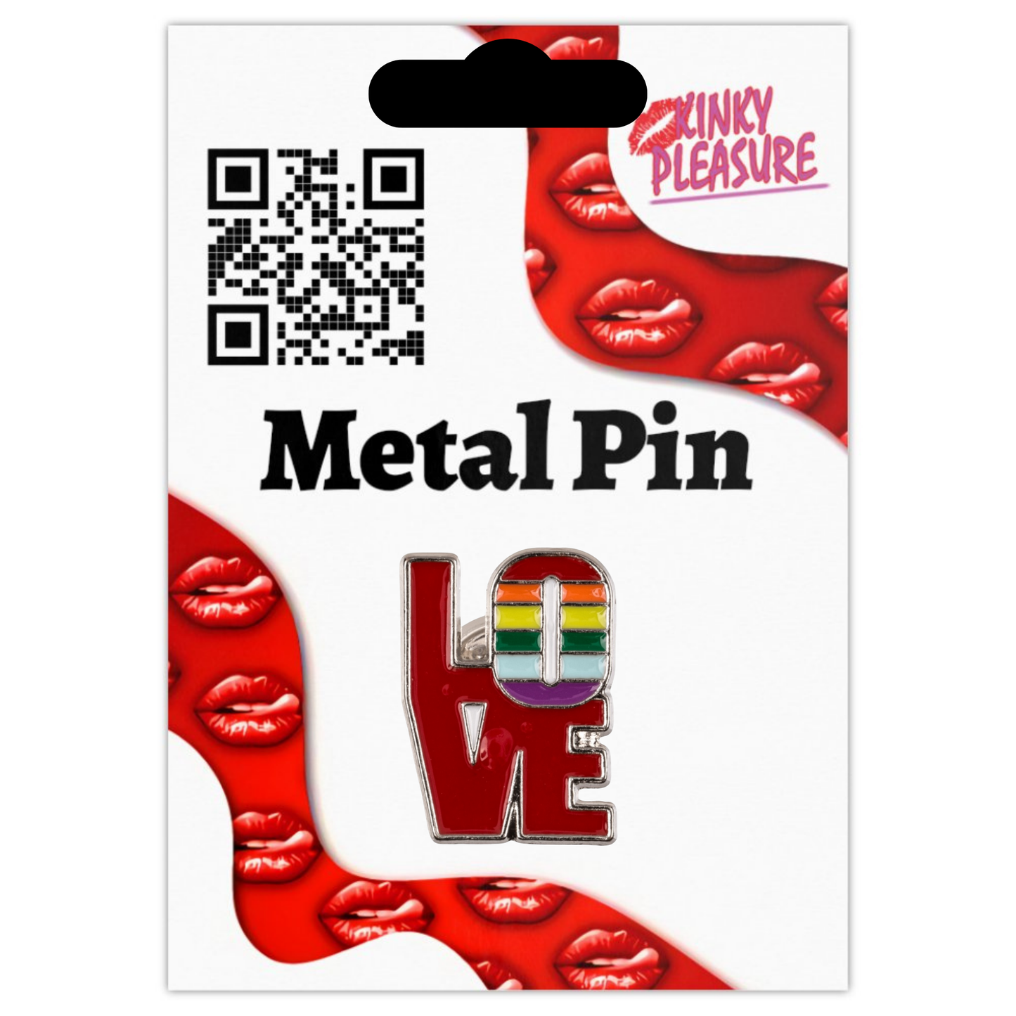Kinky Pleasure - KPB035 - Badge / Pin - Love