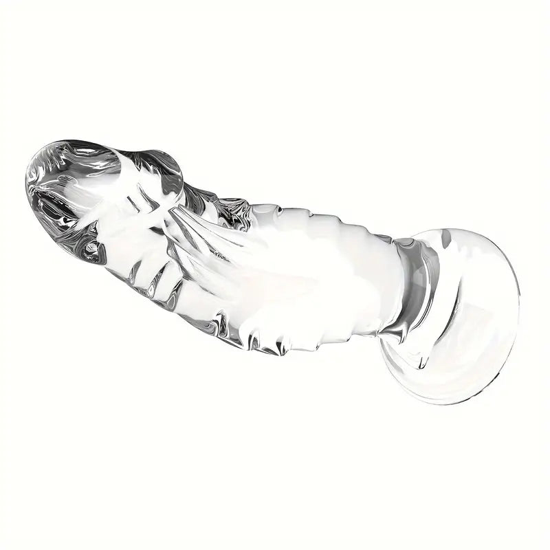 XXLtoys Mini Structured Silicone Dildo – Size (12.5cm) – in Black, Blue & Transparent