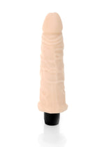 Boysoftoys Drizzle Realistic vibrator - Cyber leather - Extra ordinary Flexible Material - Flesh - 19 cm - 44-00005