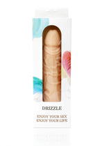 Boysoftoys Drizzle Realistic vibrator - Cyber leather - Extra ordinary Flexible Material - Flesh - 19 cm - 44-00005