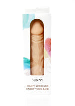 Boysoftoys Sunny Realistic vibrator - 12 function - Cyber leather - Extra ordinary Flexible Material - Flesh - 20,5 cm - 44-00007