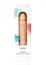 Boysoftoys - 44-00009 - Wind - Realistic  Dildo - Cyber leather - Extra ordinary Flexible Material - Flesh - 19,5 cm