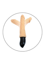 Bossoftoys - 44-00011 - Mercury  - Mega Realistic Bending vibrator - 12 Function - Usb rechargeable - Cyber leather - Extra ordinary Flexible Material - Flesh - 27 cm