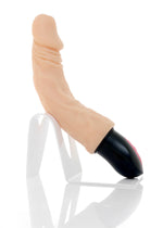 Bossoftoys - 44-00011 - Mercury  - Mega Realistic Bending vibrator - 12 Function - Usb rechargeable - Cyber leather - Extra ordinary Flexible Material - Flesh - 27 cm