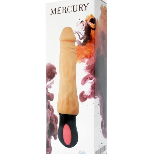 Boysoftoys - 44-00011 - Mercury  - Mega Realistic Bending vibrator - 12 Function - Usb rechargeable - Cyber leather - Extra ordinary Flexible Material - Flesh - 27 cm