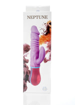 Bossoftoys - 44-00018 - Neptune  - Up & Down vibrator - Rotating vibrator - Mega Realistic Bending vibrator - 12 Function - Usb rechargeable - Cyber leather - Extra ordinary Flexible Material - Flesh - 27 cm