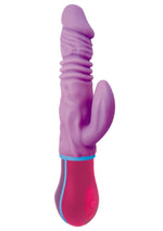 Bossoftoys - 44-00018 - Neptun - Up & Down vibrator - Rotating vibrator - Mega Realistic Bending vibrator - 12 Function - Usb rechargeable - Cyber leather - Extra ordinary Flexible Material - Flesh - 27 cm