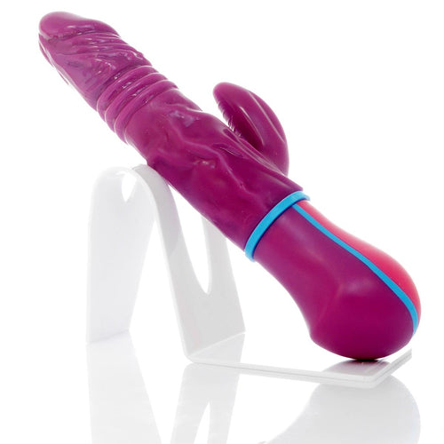 Boysoftoys - 44-00018 - Neptun - Up & Down vibrator - Rotating vibrator - Mega Realistic Bending vibrator - 12 Function - Usb rechargeable - Cyber leather - Extra ordinary Flexible Material - Flesh - 27 cm