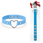 Kinky Pleasure - T008 - Sexy Punk Style Choker - 12 Colours - 40cm