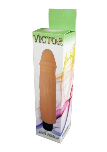 Bossoftoys Victor Realistic Vibrator - 20 cm - dia 4,2 / 2,5 cm - 46-00006