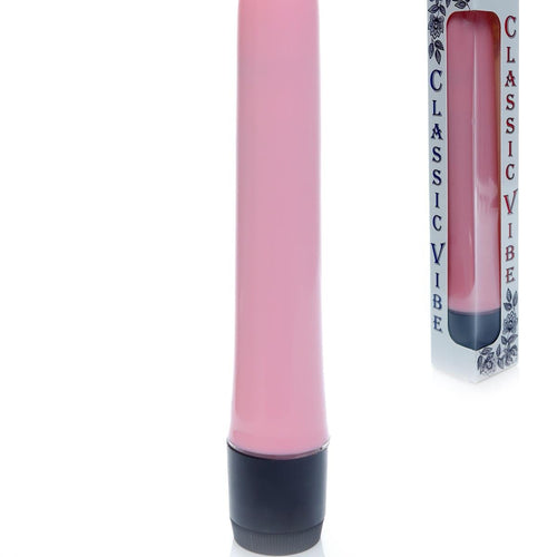 Boysoftoys - 46-00012 - Classic vibe Vibrator - Pastel Pink - 18 cm - dia 2,5/3 cm - Colour window box