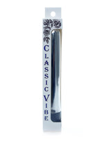 Bossoftoys - 46-00013 - Classic vibe Vibrator - glossy silver - 18 cm - dia 2,5/3 cm - Colour window box