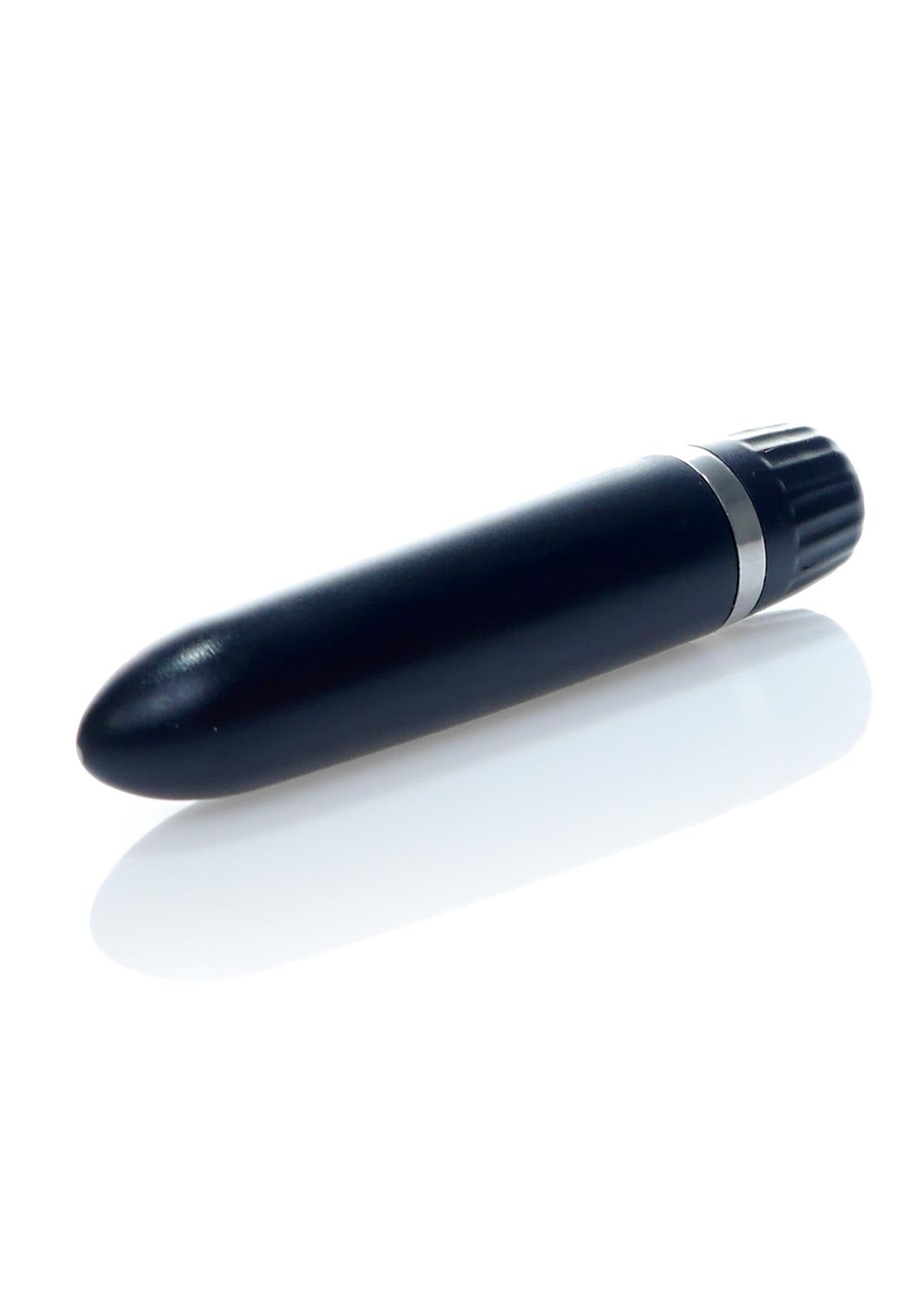 Bossoftoys - 46-00017 - Mini Bullet vibrator - 12 Function - length 9 cm - dia 1,8 cm - trendy Black - Colour window box