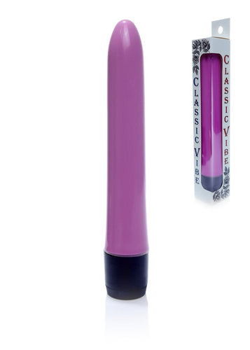Bossoftoys - 46-00023 - Classic vibe Vibrator - pastel purple - 18 cm - dia 2,5/3 cm - Colour window box