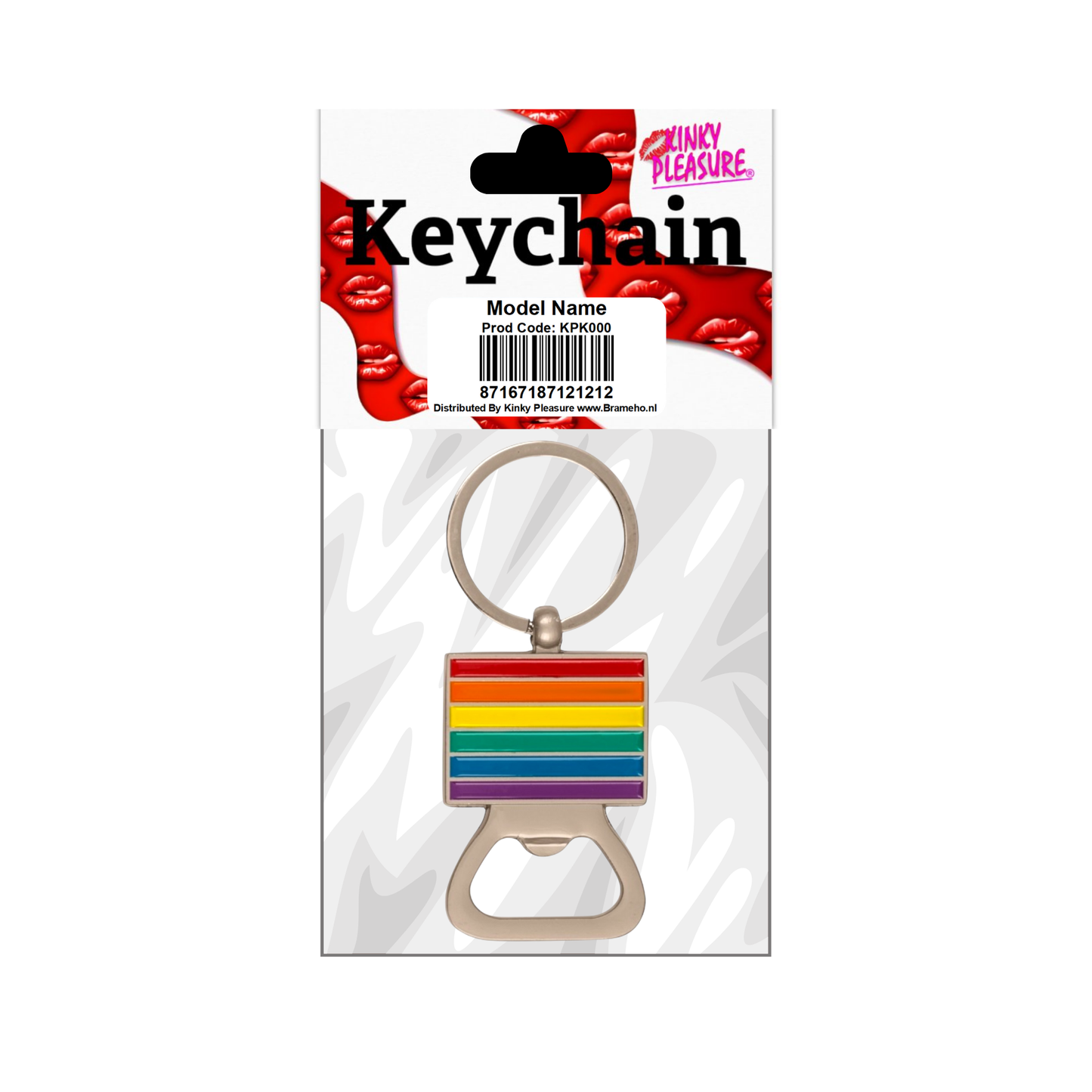 Kinky Pleasure - KPK047 - Keychain - Pride Opener PLATE