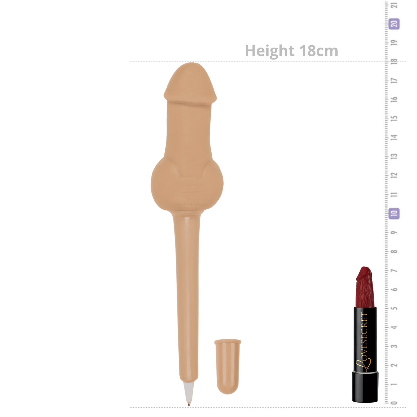 Kinky Pleasure - OB160 - Penis Pen Counter Display – 18cm Novelty Ballpoints