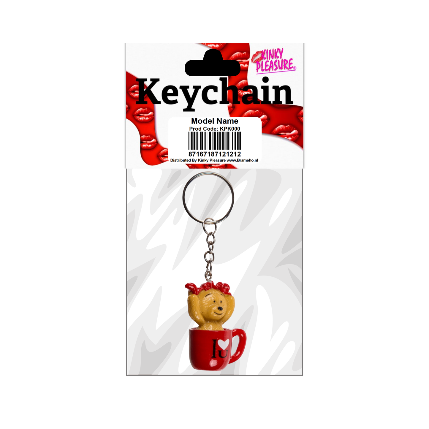 Kinky Pleasure - KPK048 - Keychain - Bear I Love You LOVE