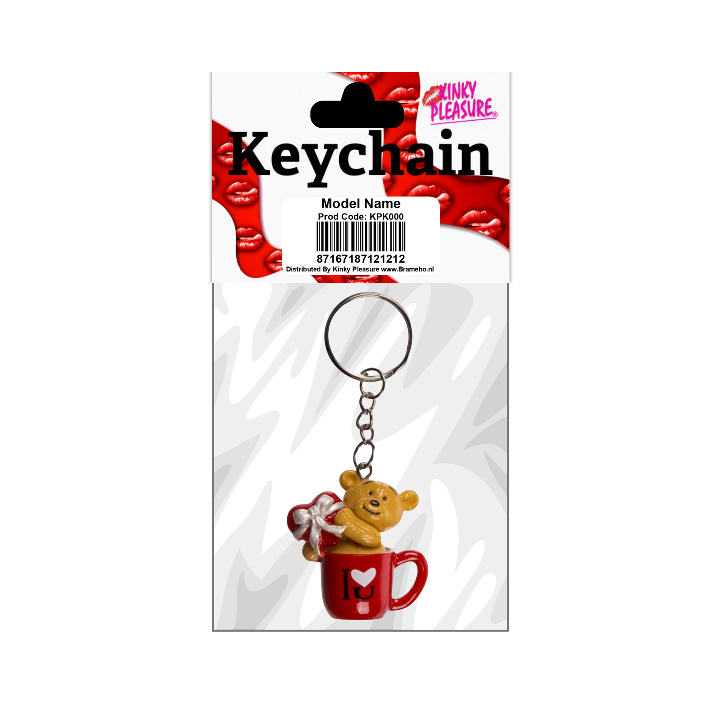 Kinky Pleasure - KPK049 - Keychain - Bear I Love You Present