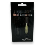 Power Escorts - BR312 - Oral Empress - Gold Plated Oral Sucker Vibrator - Real Clit & Nipple Stimulator