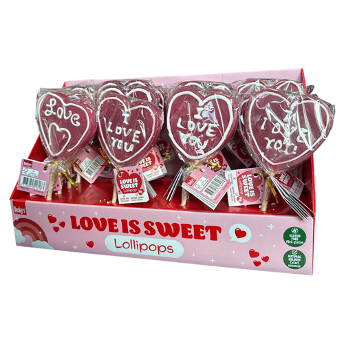 Kinky Pleasure – AC199 – Valentine Day Lolly Heart “I LOVE YOU” – Heart-Shaped Candy Lollipop