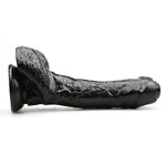 Power Escorts - BR154 Black - Rocket John 8,2'' Realistic Dildo - 8,2 Inch / 21 CM