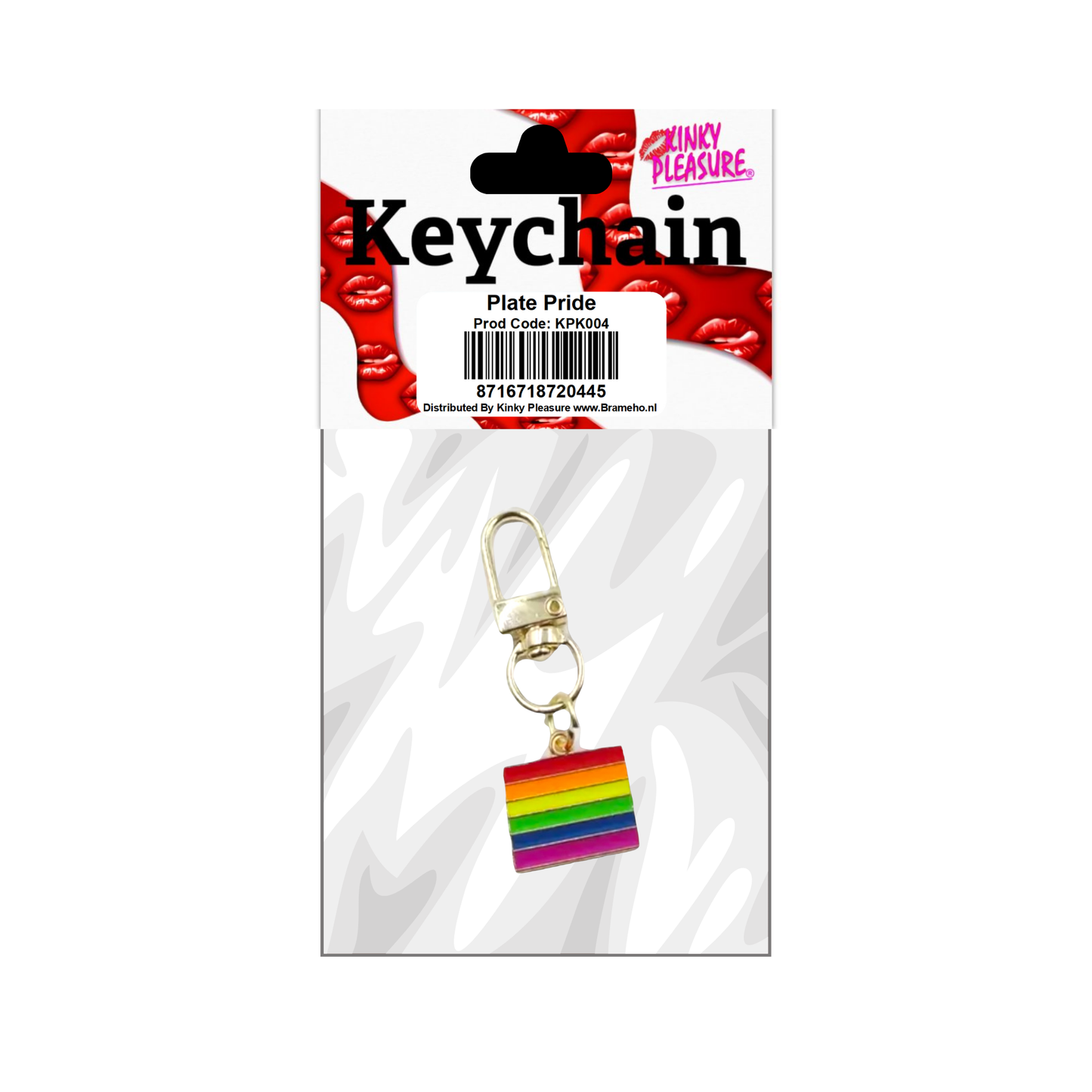 Kinky Pleasure - KPK004 - Keychain - Plate Pride