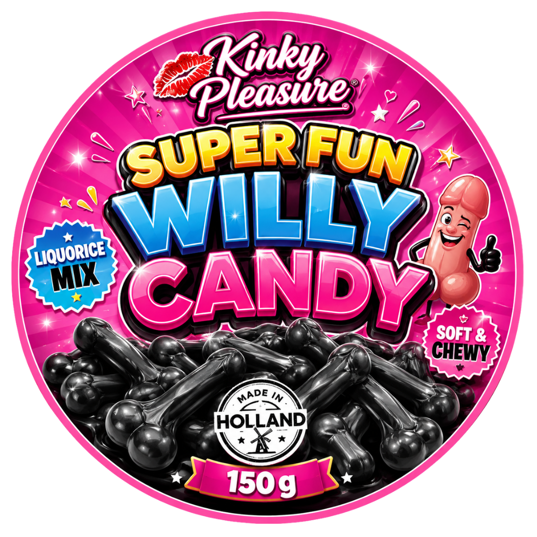 Kinky Pleasure - KPC004 - Penis Liquorice Candy – Liquorice Mix 150g