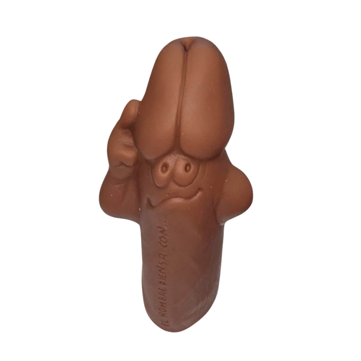 Kinky Pleasure - DS070 - Mr. Choco D Winkie – Squeezy Penis with Face & Peep Sound (Brown Edition)