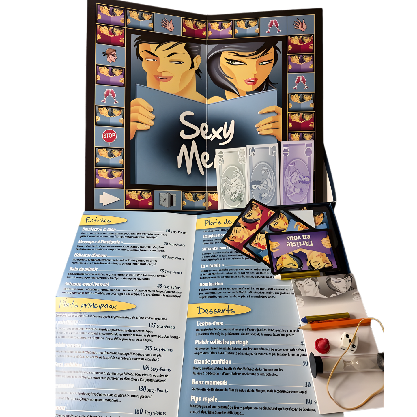 Kinky Pleasure - 0770183 - Sexy Menu – French Board Game for Couples