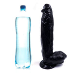 Power Escorts - BR229 Black - Monster John 10,9'' Mega Realistic Dildo 28 CM