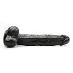 Power Escorts - BR157 Black - Rocket John 10'' - Realistic Dildo - 10 Inch / 25,5 CM