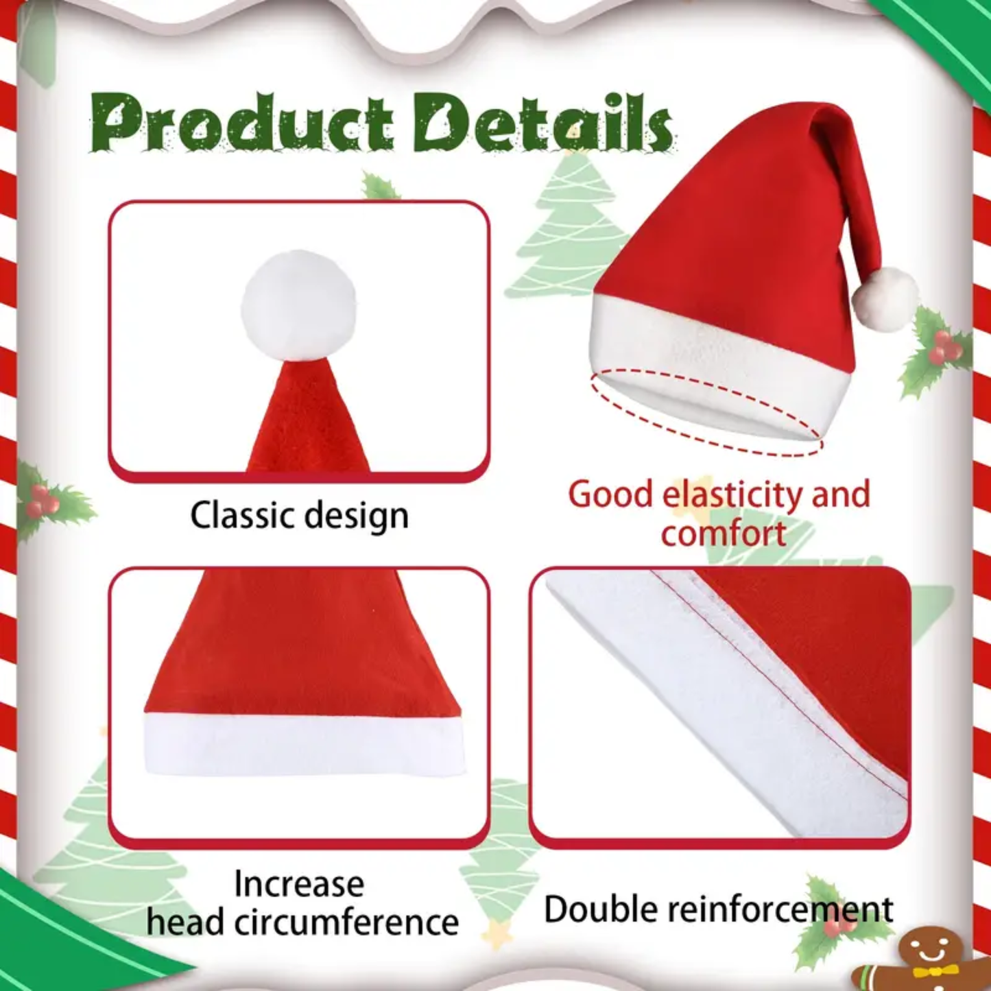 Kinky Pleasure - T243 - Christmas Hat – Naughty & Nice in One