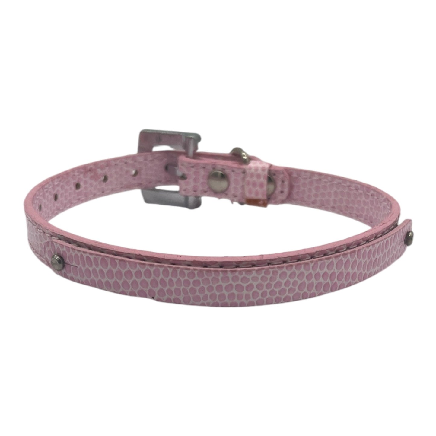 Cat Collar / Small Dog Collar - Pink - Dia 8 CM - Length 30 CM - Width 1 CM - Buckle With Luxury Diamond Stone Look