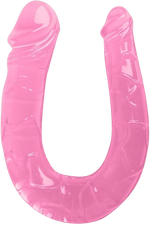 Power Escorts - BR336 Pink- Double Dong – 29 cm / 11.4 Inch - Realistic Double Dildo