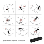 Bossoftoys - 52-00004-1  - Powerful Rock Bullet - USB rechargeable - 9 vibration modes - mat black
