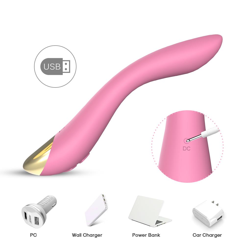 Bossoftoys - Flamingo light pink - vibrator - 52-00008 - USB rechargeable - 100% waterproof - 9 vibration modes
