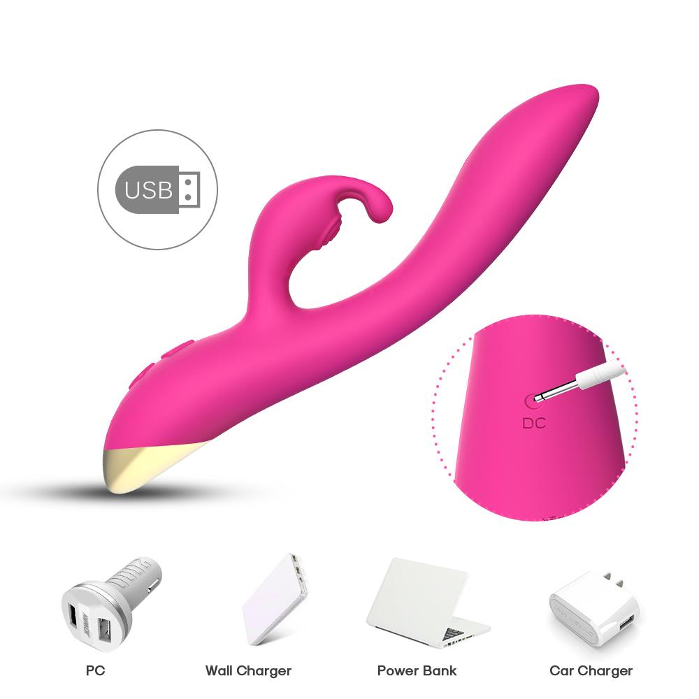 Bossoftoys - Bonnie pink - vibrator - G-spot - 52-00009 - USB rechargeable - 100% waterproof - 9 vibration modes