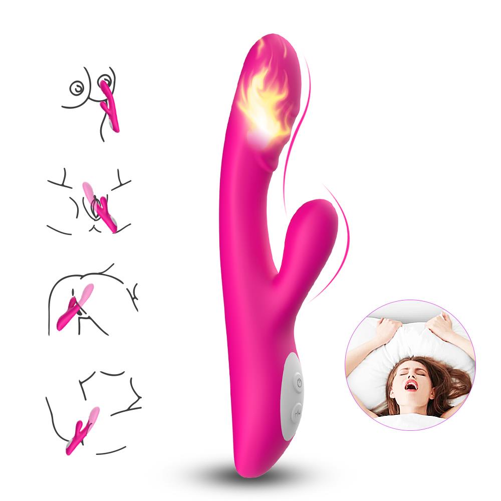 Bossoftoys - Spark pink - vibrator - Heating function - G-spot - 52-00010 - USB rechargeable - 100% waterproof - 9 vibration modes