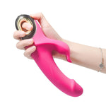 Boysoftoys - 52-00014 - Air Pressure Vibrator - Waterproof - Air Sucker - Oral Sucker - 9 vibration modes - Stylish - 10 Modes - Rechargeable - Pink