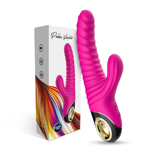 Bossoftoys - Eternity pink - vibrator - G-spot - 52-00019 - separate motors - USB rechargeable - 100% waterproof - 9 vibration modes