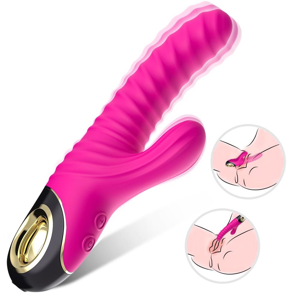 Bossoftoys - Eternity pink - vibrator - G-spot - 52-00019 - separate motors - USB rechargeable - 100% waterproof - 9 vibration modes