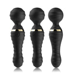 Bossoftoys - 52-00028 - Freedom black - Silicone Massager Black - USB - 9 Vibration mode - Mini wand