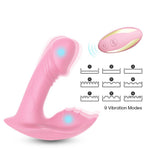 Boysoftoys - 52-00032 - Remote control  Panty vibrator - Clit stimulation function - 10 Function - Rechargeable  - Luxury Giftbox - Pink