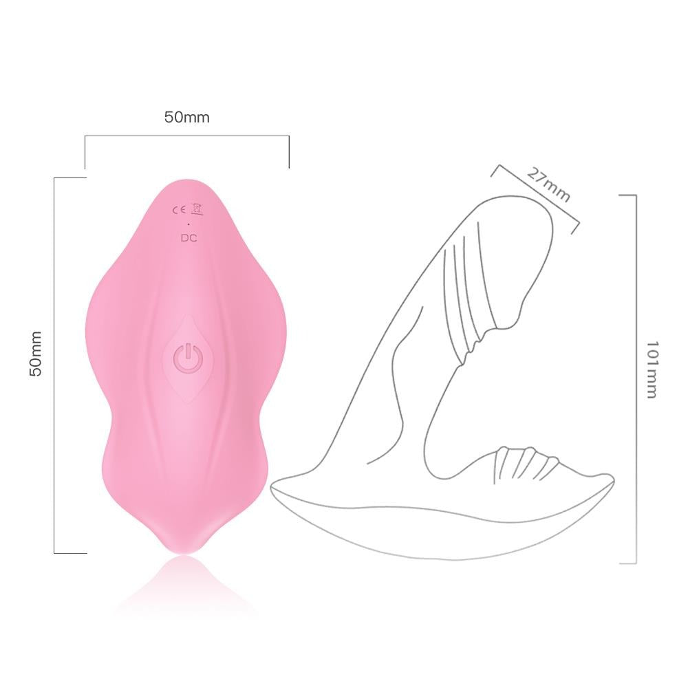 Bossoftoys - 52-00032 - Remote control  Panty vibrator - Clit stimulation function - 10 Function - Rechargeable  - Luxury Giftbox - Pink
