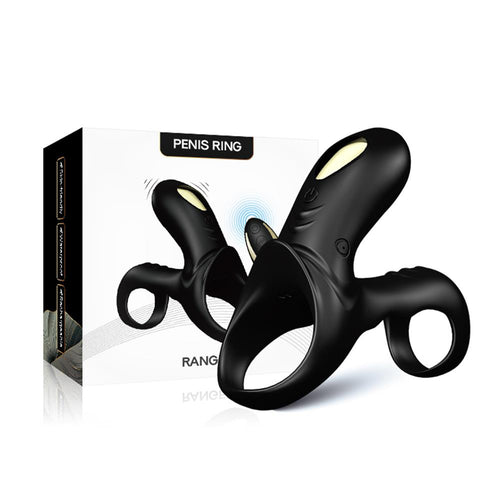 Boysoftoys - 52-00036-1 - Ranger black - Vibrating Cockring - Black - 9 vibration modes