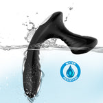 Bossoftoys - Storm black - 52-00043 - Silicone Massager - Prostate Massager - 9 vibration modes - Black
