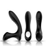 Bossoftoys - Storm black - 52-00043 - Silicone Massager - Prostate Massager - 9 vibration modes - Black